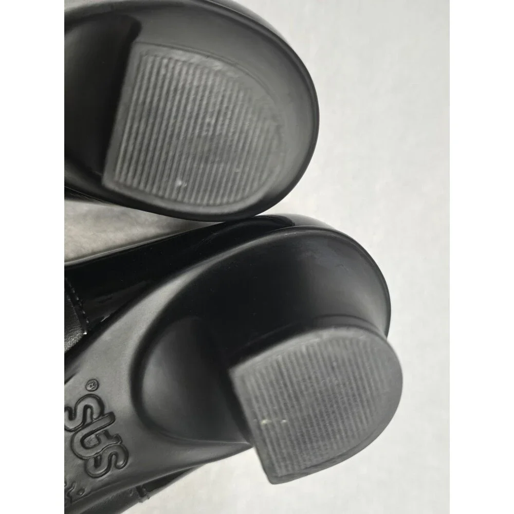 SAS Isabel Mary Jane Heels Black Patent Cap Toe Comfort Shoes Women’s 9 Slim EUC - Picture 10 of 11